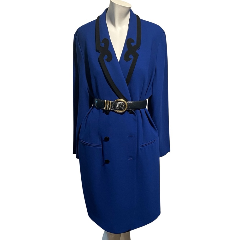 Vintage Royal Blue Power Blazer Dress 💙